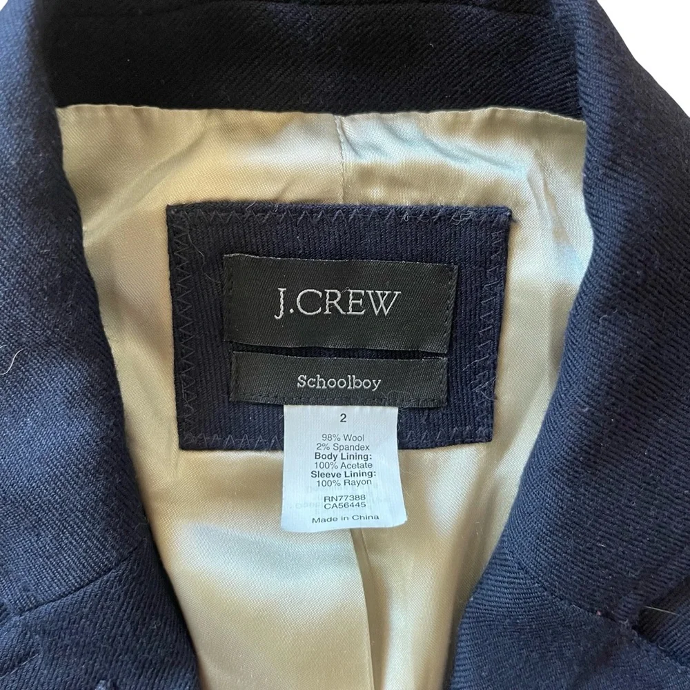 J. Crew Wool Schoolboy Blazer